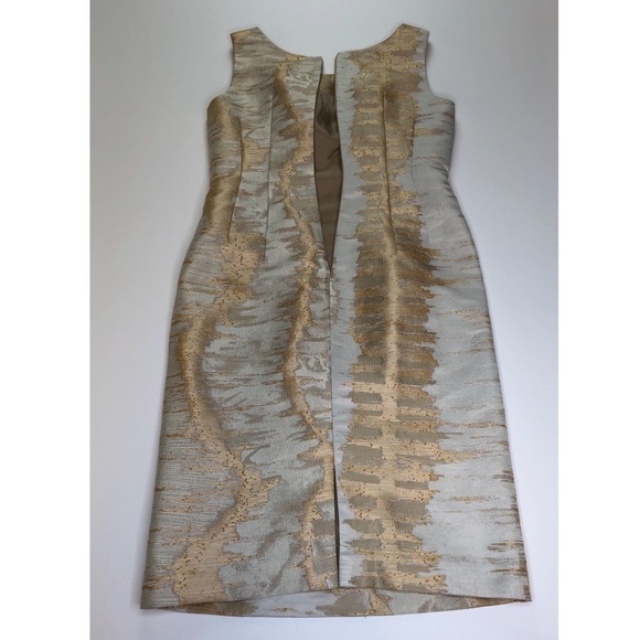 Lafayette 148 Sleeveless Textured Sheath Dress - Picture 6 of 8